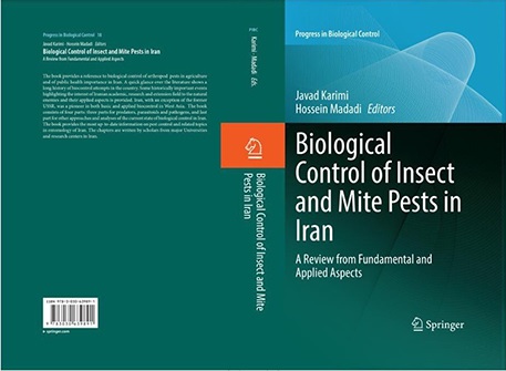 کتاب کنترل بیولوژیک حشرات و کنه‌های آفت در ایران توسط انتشارات اسپرینگر به چاپ رسید