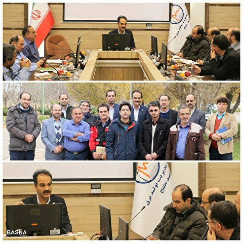 نشست مشترک مدیرعامل نیروگاه شهید مفتح و جمعی از اساتید دانشگاه بوعلی سینا