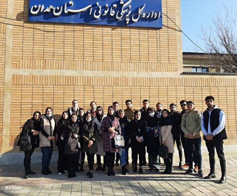 دانشجویان دانشگاه بوعلی‌سینا از سالن تشریح سازمان پزشکی قانونی استان همدان بازدید کردند