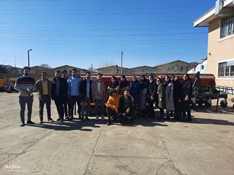 دانشجویان دانشگاه بوعلی‌سینا از کارخانه ماشین زراعت همدان بازدید کردند + گزارش تصویری
