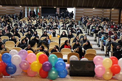 جشن مبعث پیامبر اسلام در دانشگاه بوعلی‌سینا برگزار شد + گزارش تصویری