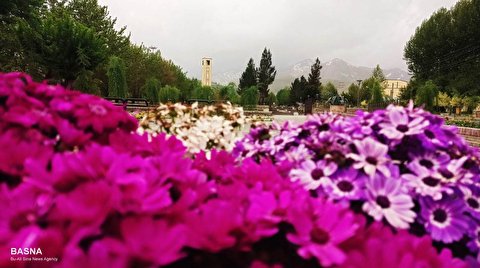 عکس‌های ارسالی افشین خانی از طبیعت زیبای بهار در دانشگاه بوعلی‌سینا را ببینید و لذت ببرید + گزارش تصویری