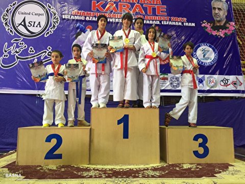 سیده‌ویونا جمالیان مدال طلای مسابقات آسیایی کاراته سبک شوتوکان IKD را کسب کرد