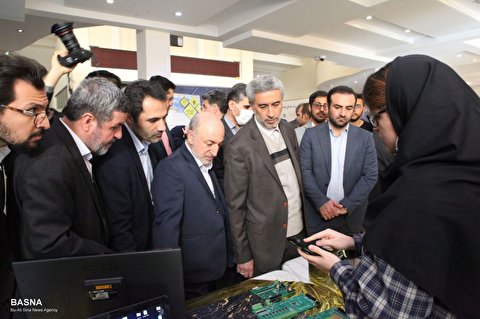 نمایشگاه دستاوردهای پژوهشی و فناوری استان همدان برگزار شد + گزارش تصویری