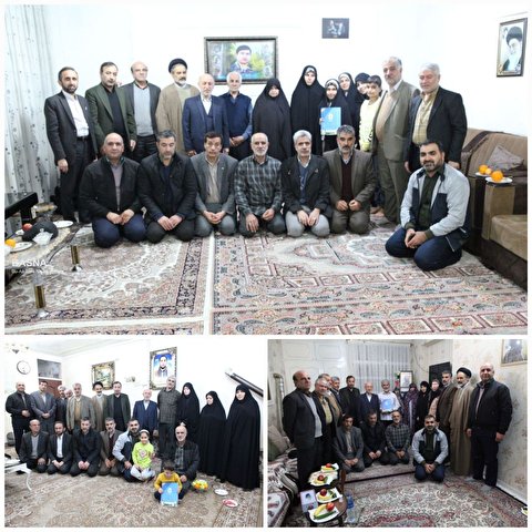رئیس دانشگاه بوعلی‌سینا با خانواده‌های سه شهید مدافع حرم و امنیت دیدار کرد