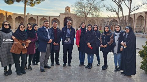 دانشجویان دانشگاه بوعلی‌سینا از ابنیه تاریخی قزوین بازدید کردند + گزارش تصویری