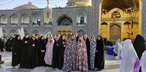 دانشجویان مجتمع آموزش عالی نهاوند به اردوی مشهد مقدس رفتند