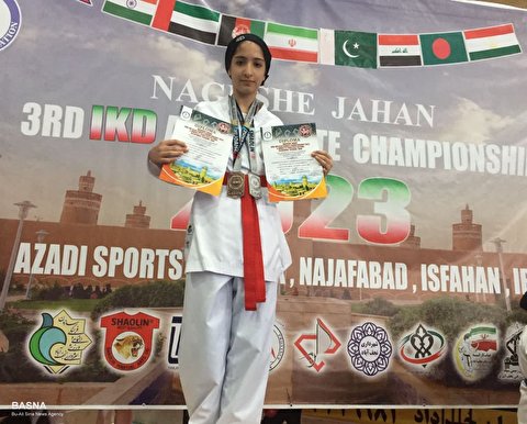 کسب دو مدال رنگانگ توسط سیده‌ویونا جمالیان در سومین دوره مسابقات آسیایی کاراته ۲۰۲۳