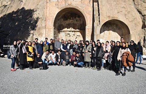 دانشجویان دانشگاه بوعلی‌سینا به استان کرمانشاه سفر کردند + گزارش تصویری