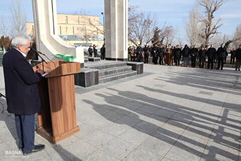 آیین تجدید میثاق دانشگاهیان بوعلی‌سینا با آرمان‌های امام راحل (ره) برگزار شد + گزارش تصویری