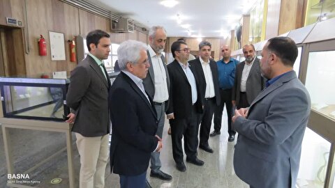 رئیس دانشگاه بوعلی‌سینا از موزه تاریخ طبیعی بازدید کرد + گزارش تصویری