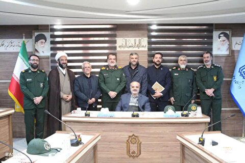 مراسم تکریم و معارفه فرمانده پایگاه شهید امینی دانشگاه بوعلی‌سینا برگزار شد + گزارش تصویری